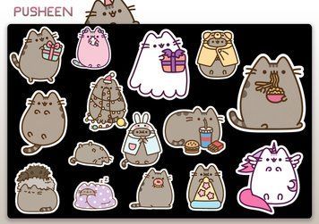 Набор стикеров Pusheen 0029 фото