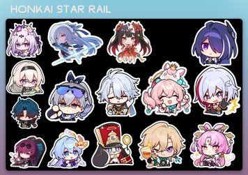 Набор стикеров Honkai: Star Rail 0035 фото